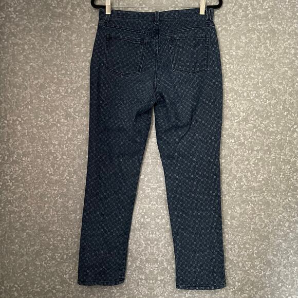 Gloria Vanderbilt Calico Floral Amanda Mid Rise Jeans - Size 8 Short - Straight - Picture 8 of 8